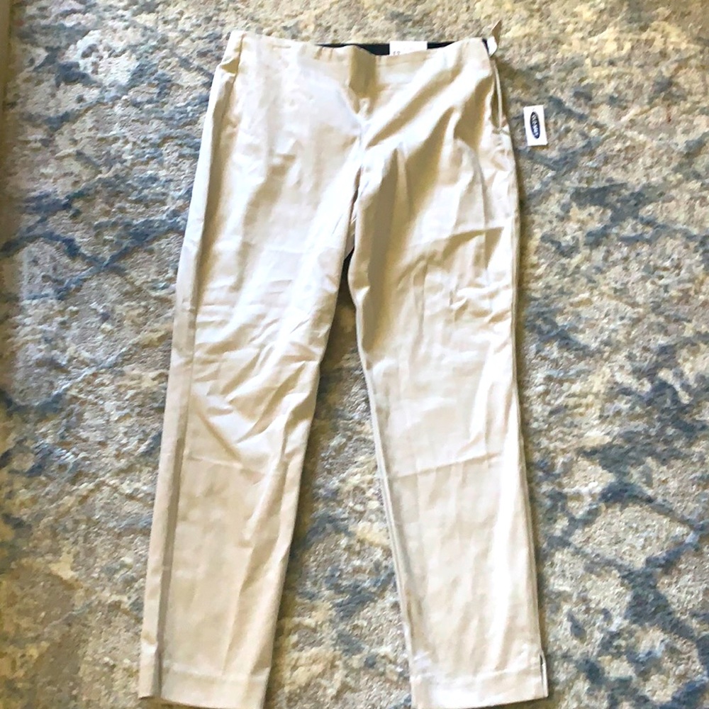 Stretch regular length khakis